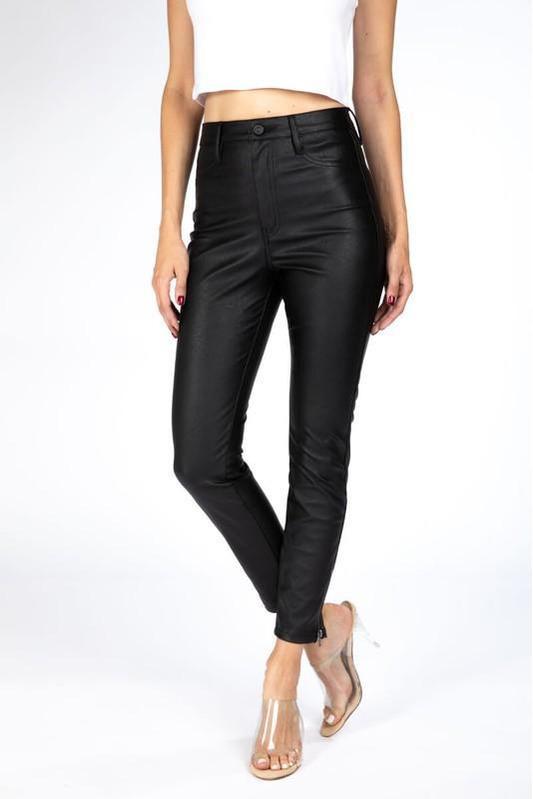 KAN CAN USA: FAUX LEATHER JEANS