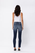 Load image into Gallery viewer, HIGH RISE SKINNY JEANS WITH FRONT DISTRESSING
