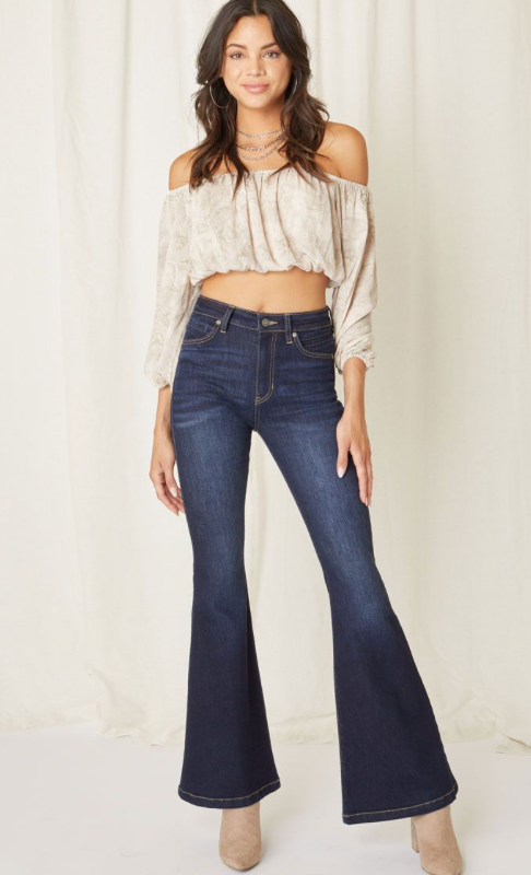 KAN CAN USA: High Rise Super Flare Jeans