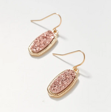 Load image into Gallery viewer, Druzy Stone Dangling Earrings
