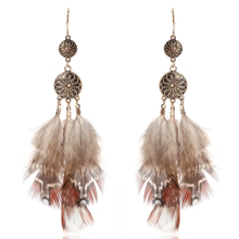 Load image into Gallery viewer, Women&#39;s Retro Feather Earrings Fashion Jewelry
