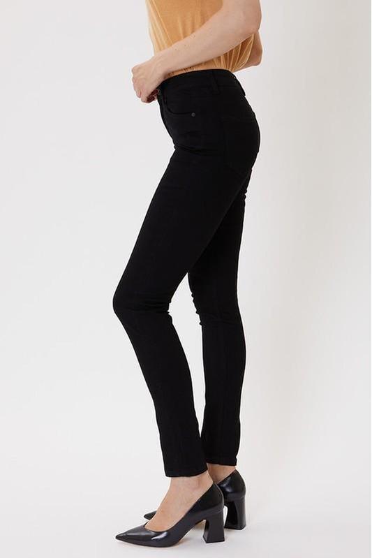 KAN CAN USA: HIGH RISE BASIC ANKLE SKINNY JEANS