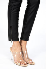 Load image into Gallery viewer, KAN CAN USA: FAUX LEATHER JEANS

